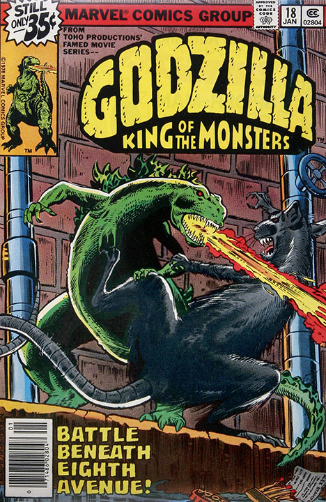 Godzilla #18 cover