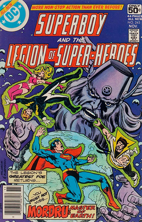 Superboy & the Legion of Super-Heroes #245 cover