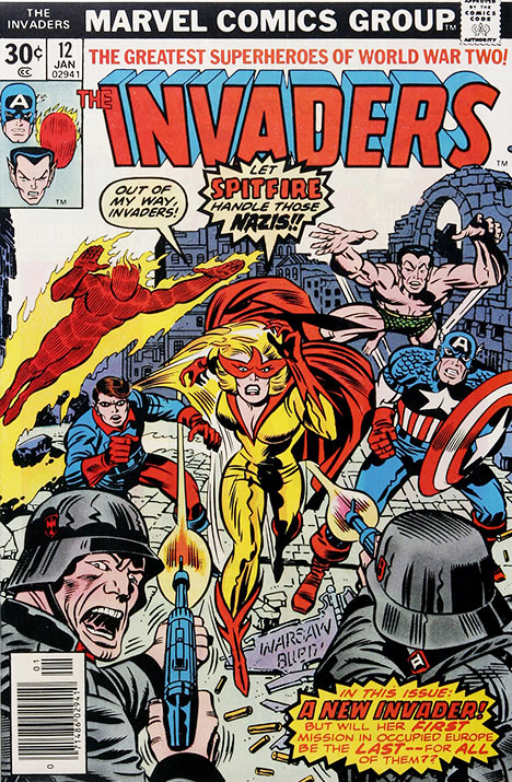 The Invaders #12 cover